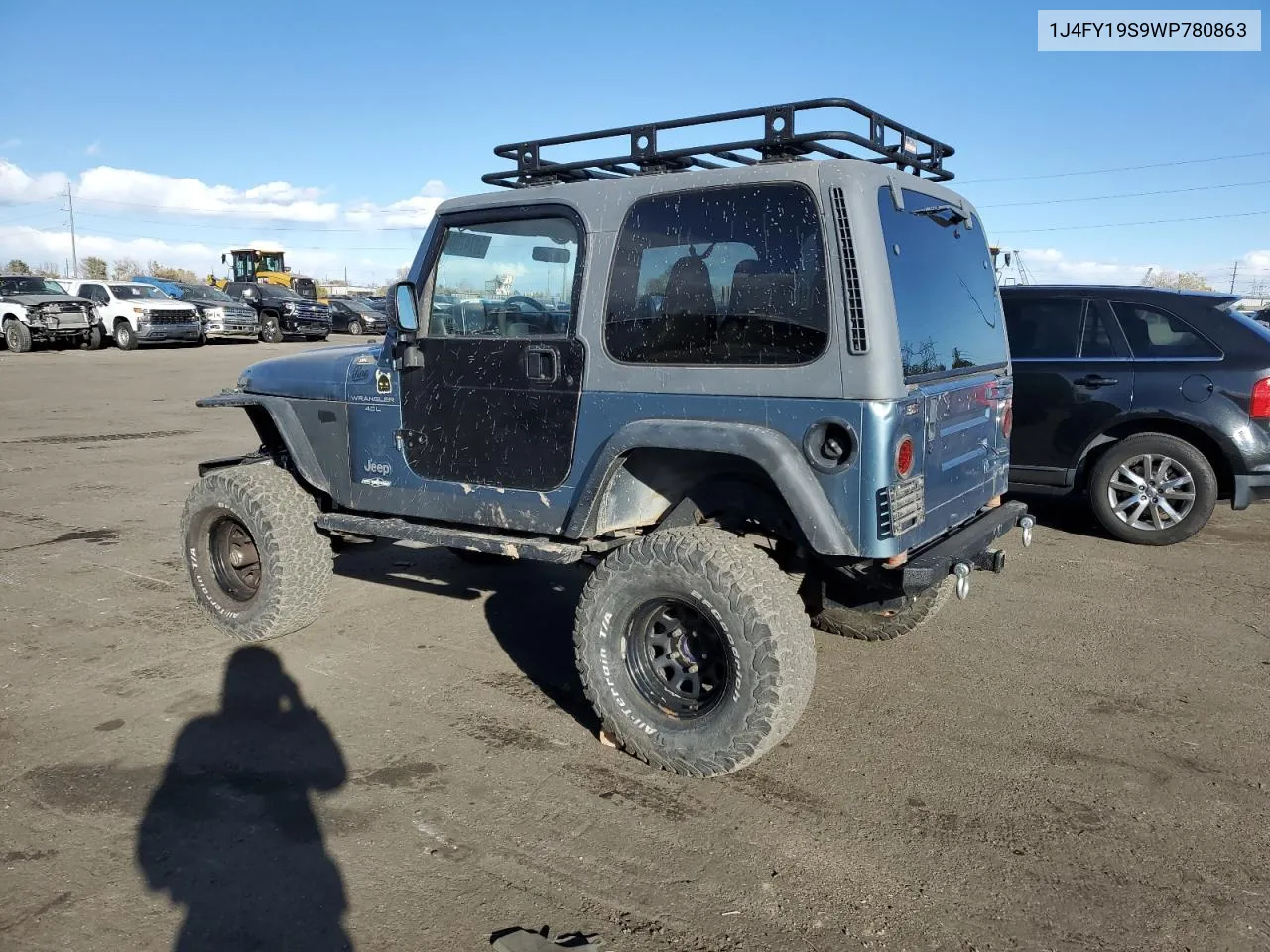 1998 Jeep Wrangler / Tj Sport VIN: 1J4FY19S9WP780863 Lot: 81747004