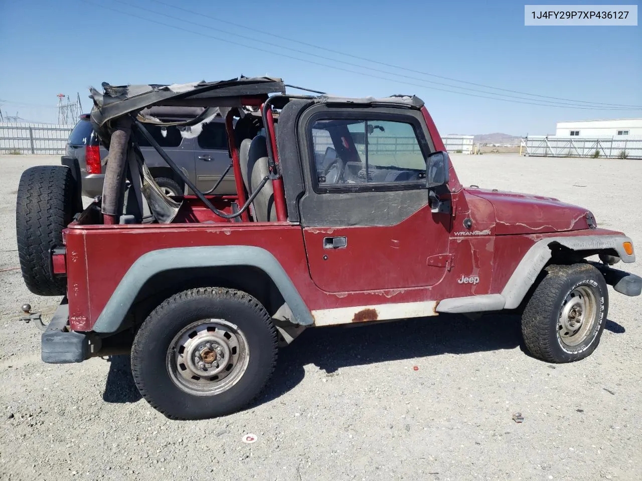 1999 Jeep Wrangler / Tj Se VIN: 1J4FY29P7XP436127 Lot: 50183614