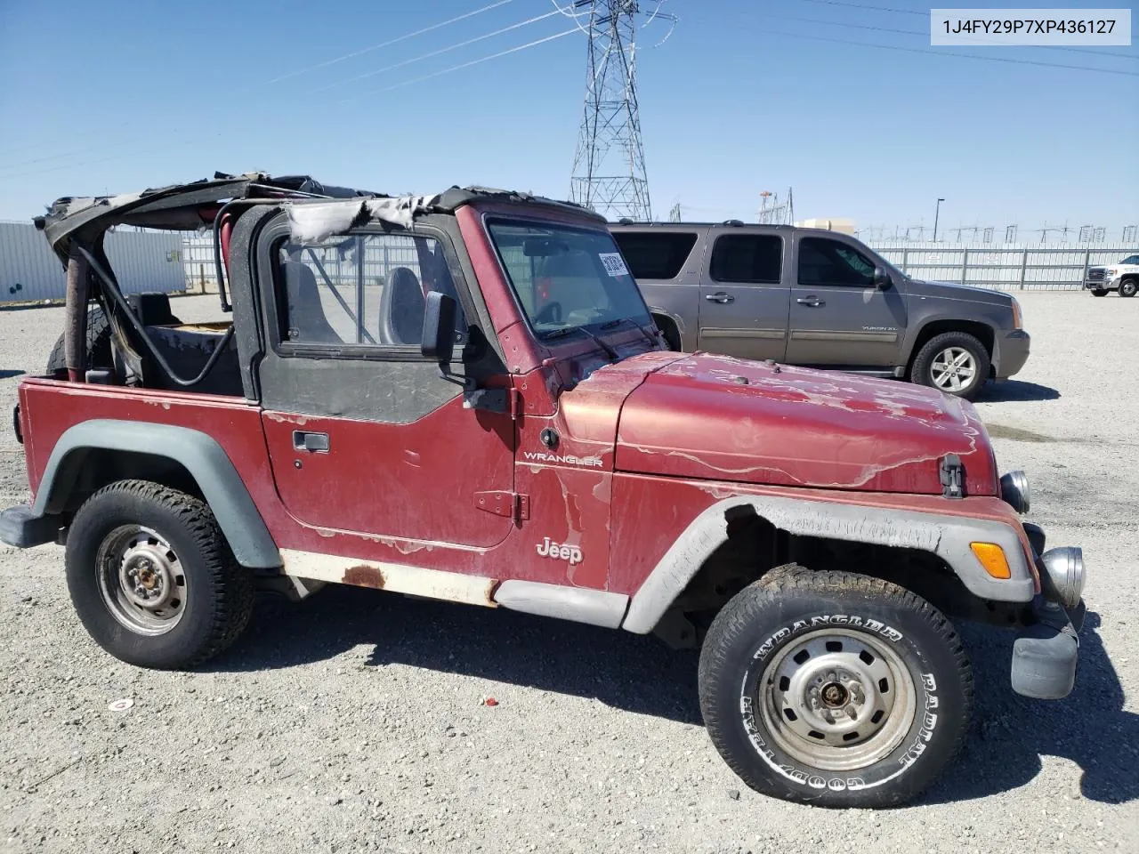 1999 Jeep Wrangler / Tj Se VIN: 1J4FY29P7XP436127 Lot: 50183614