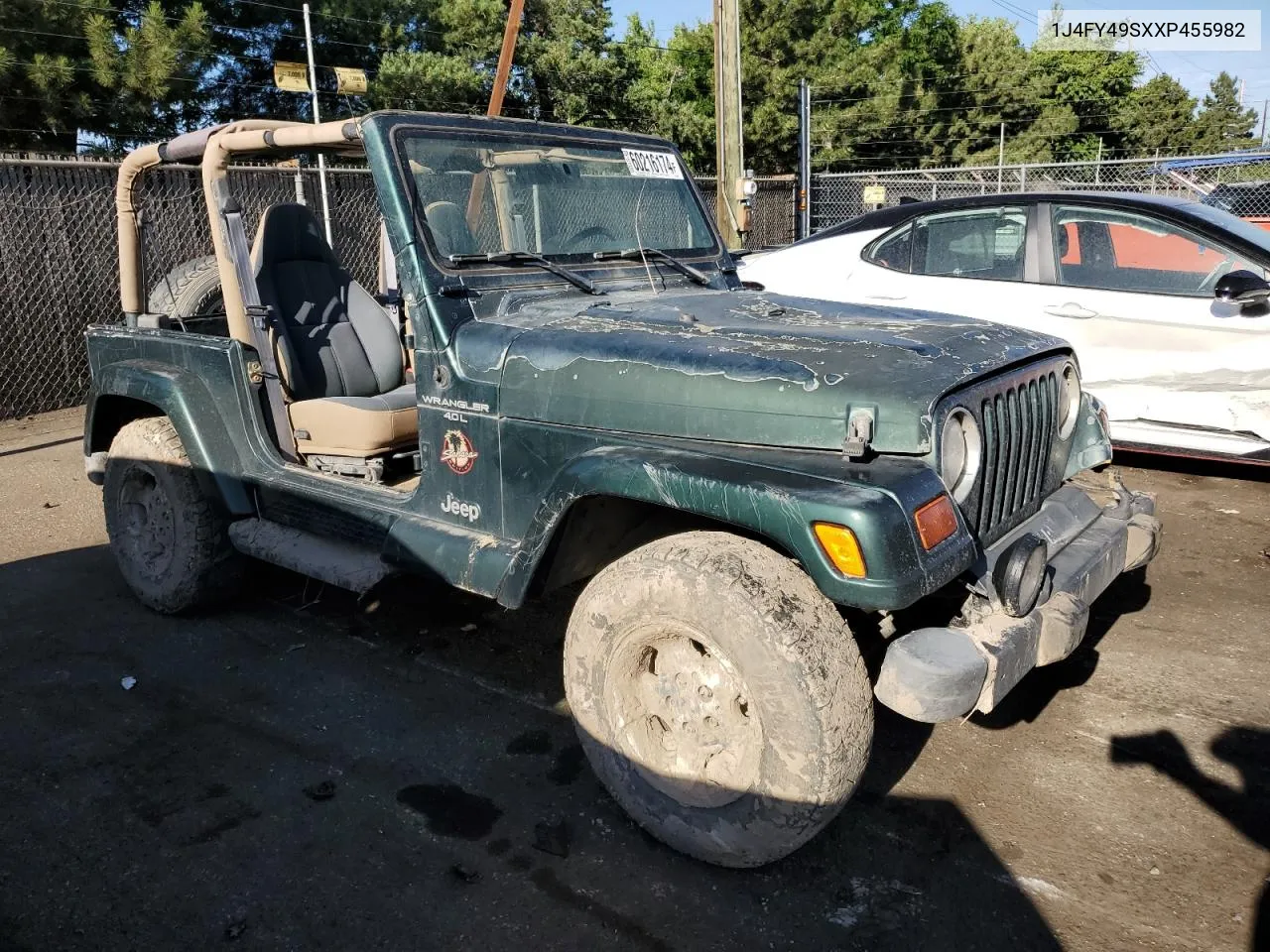 1999 Jeep Wrangler / Tj Sahara VIN: 1J4FY49SXXP455982 Lot: 60216174