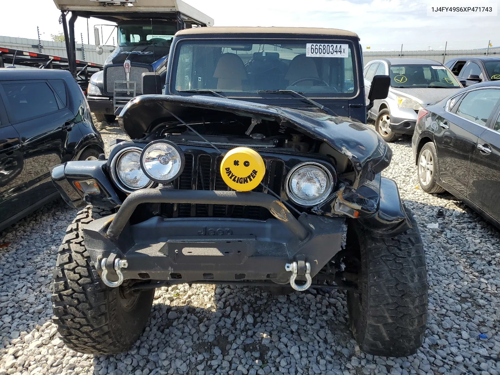 1999 Jeep Wrangler / Tj Sahara VIN: 1J4FY49S6XP471743 Lot: 66680344