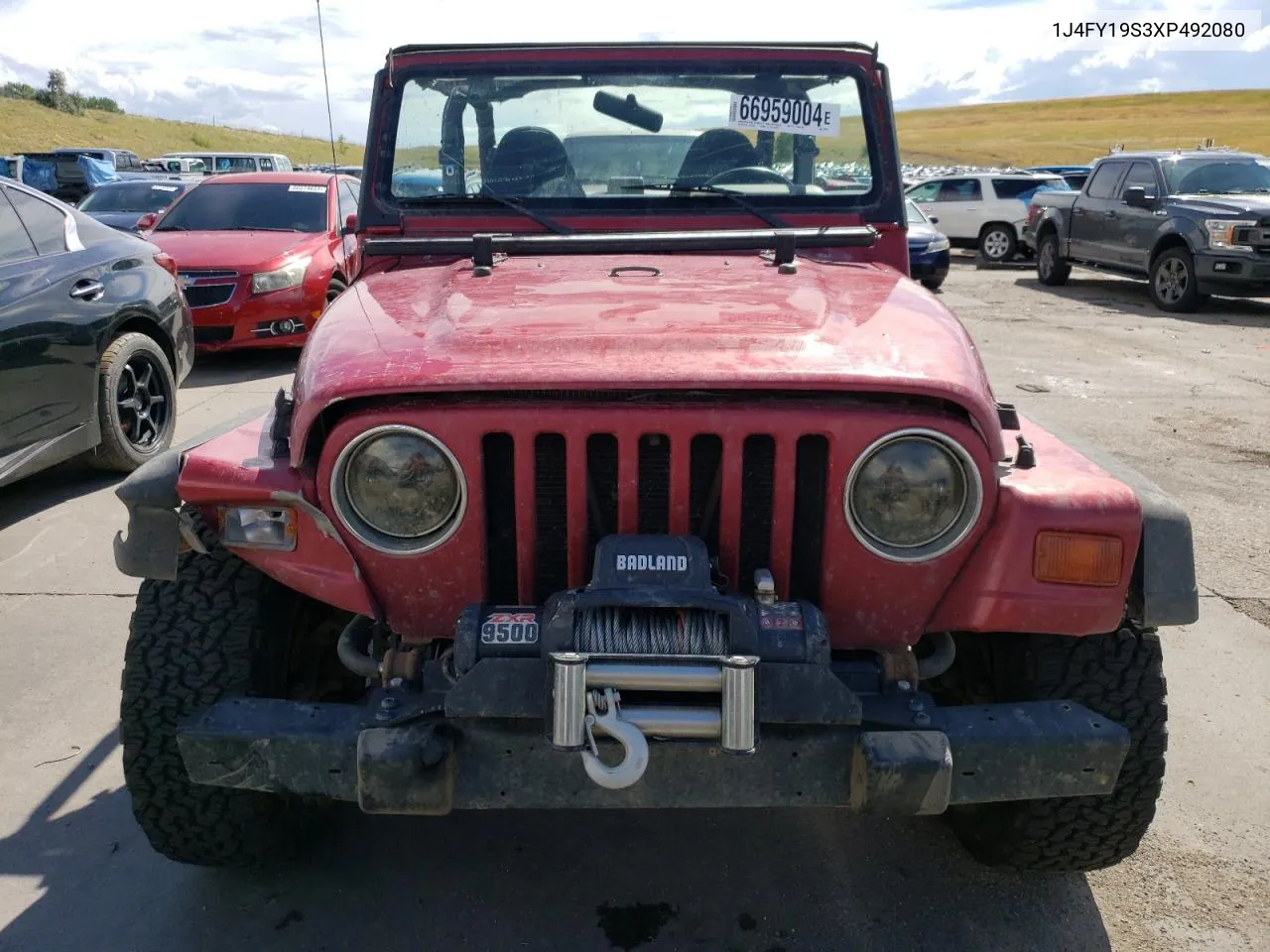 1999 Jeep Wrangler / Tj Sport VIN: 1J4FY19S3XP492080 Lot: 66959004