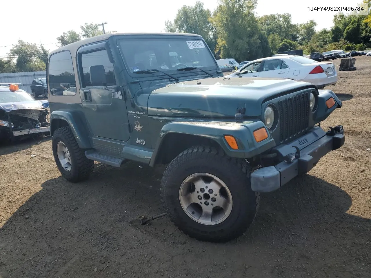 1999 Jeep Wrangler / Tj Sahara VIN: 1J4FY49S2XP496784 Lot: 71460314