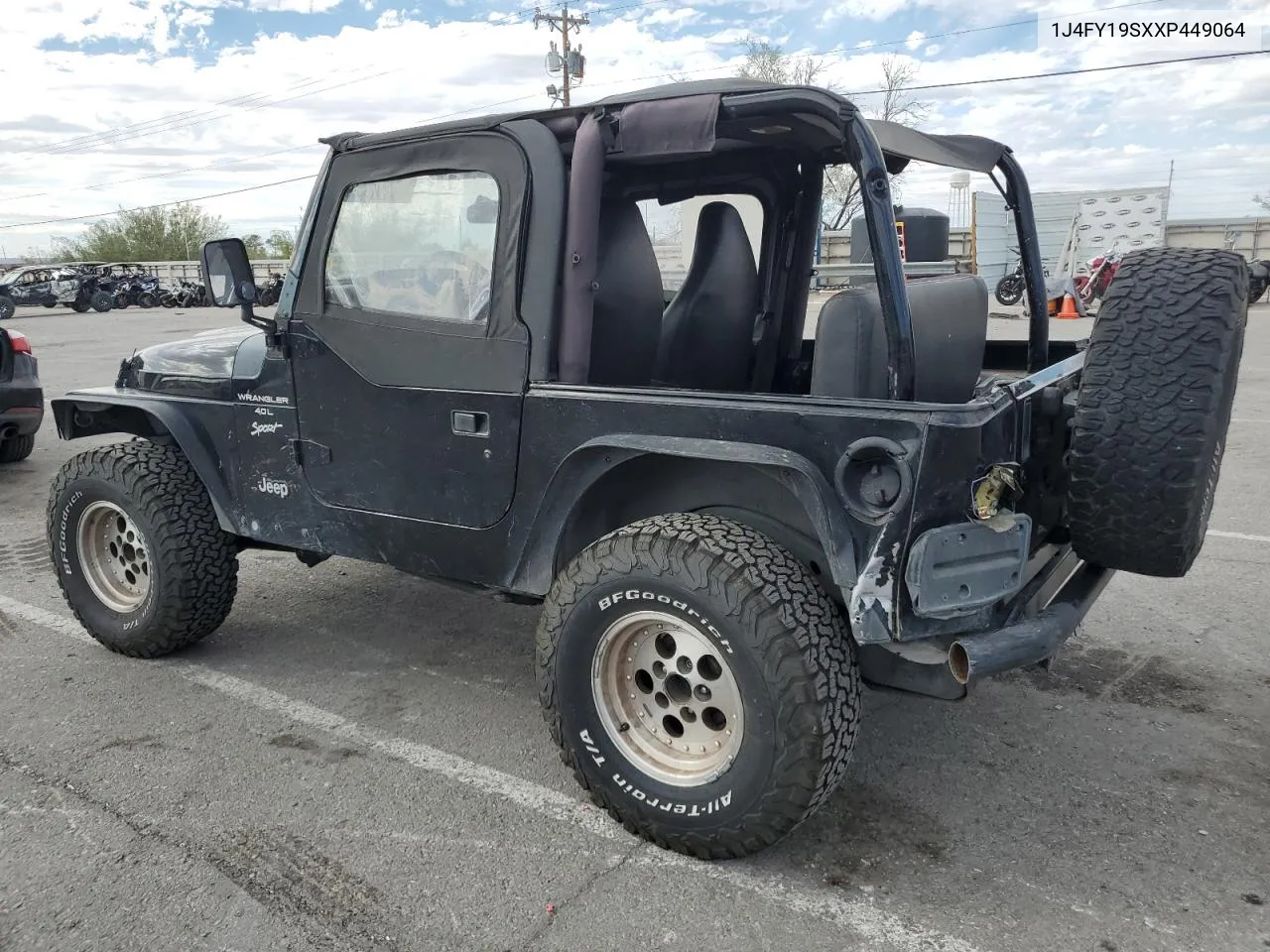 1999 Jeep Wrangler / Tj Sport VIN: 1J4FY19SXXP449064 Lot: 72598724