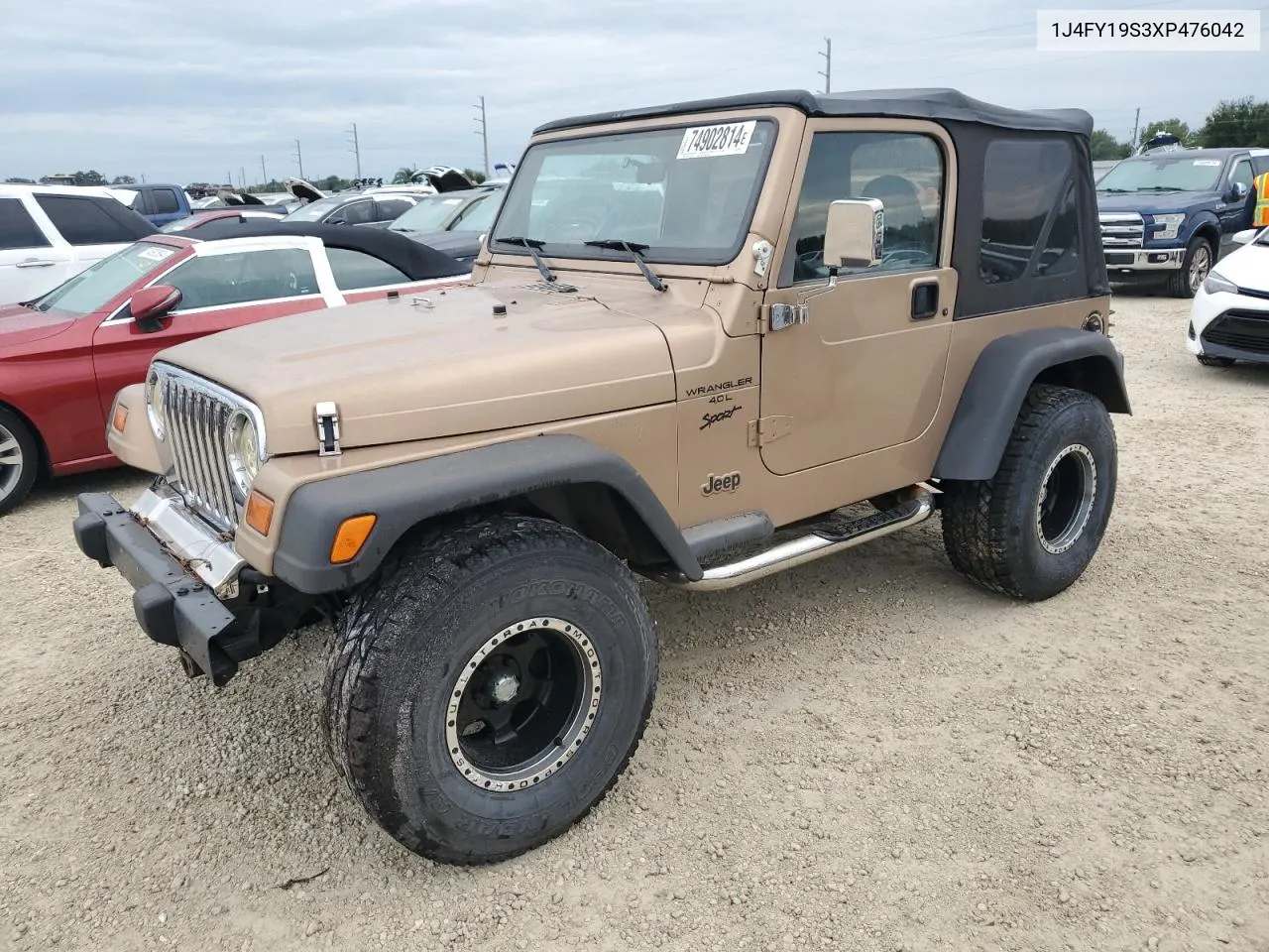 1999 Jeep Wrangler / Tj Sport VIN: 1J4FY19S3XP476042 Lot: 74902814