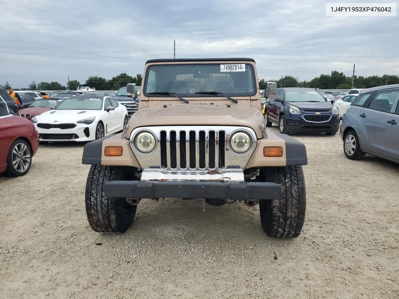 1999 Jeep Wrangler / Tj Sport VIN: 1J4FY19S3XP476042 Lot: 74902814