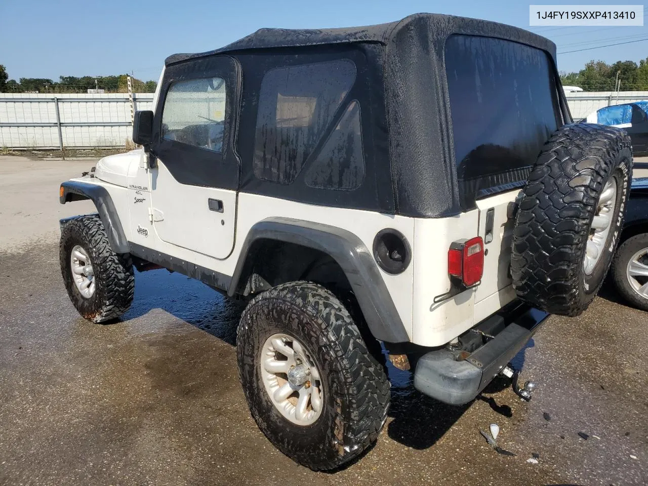 1999 Jeep Wrangler / Tj Sport VIN: 1J4FY19SXXP413410 Lot: 75854454