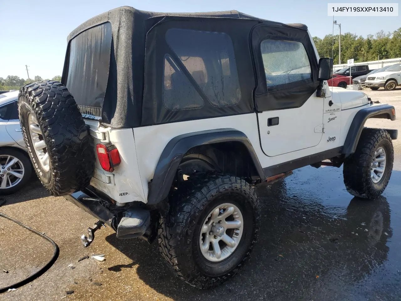 1999 Jeep Wrangler / Tj Sport VIN: 1J4FY19SXXP413410 Lot: 75854454