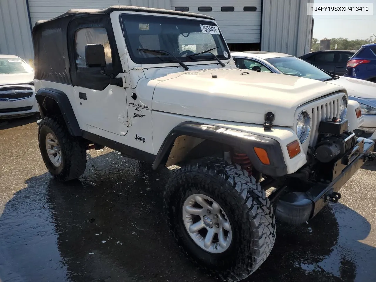 1999 Jeep Wrangler / Tj Sport VIN: 1J4FY19SXXP413410 Lot: 75854454