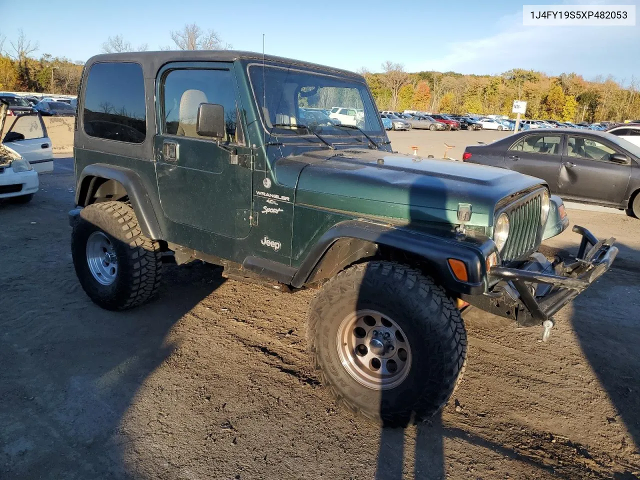 1999 Jeep Wrangler / Tj Sport VIN: 1J4FY19S5XP482053 Lot: 75925774