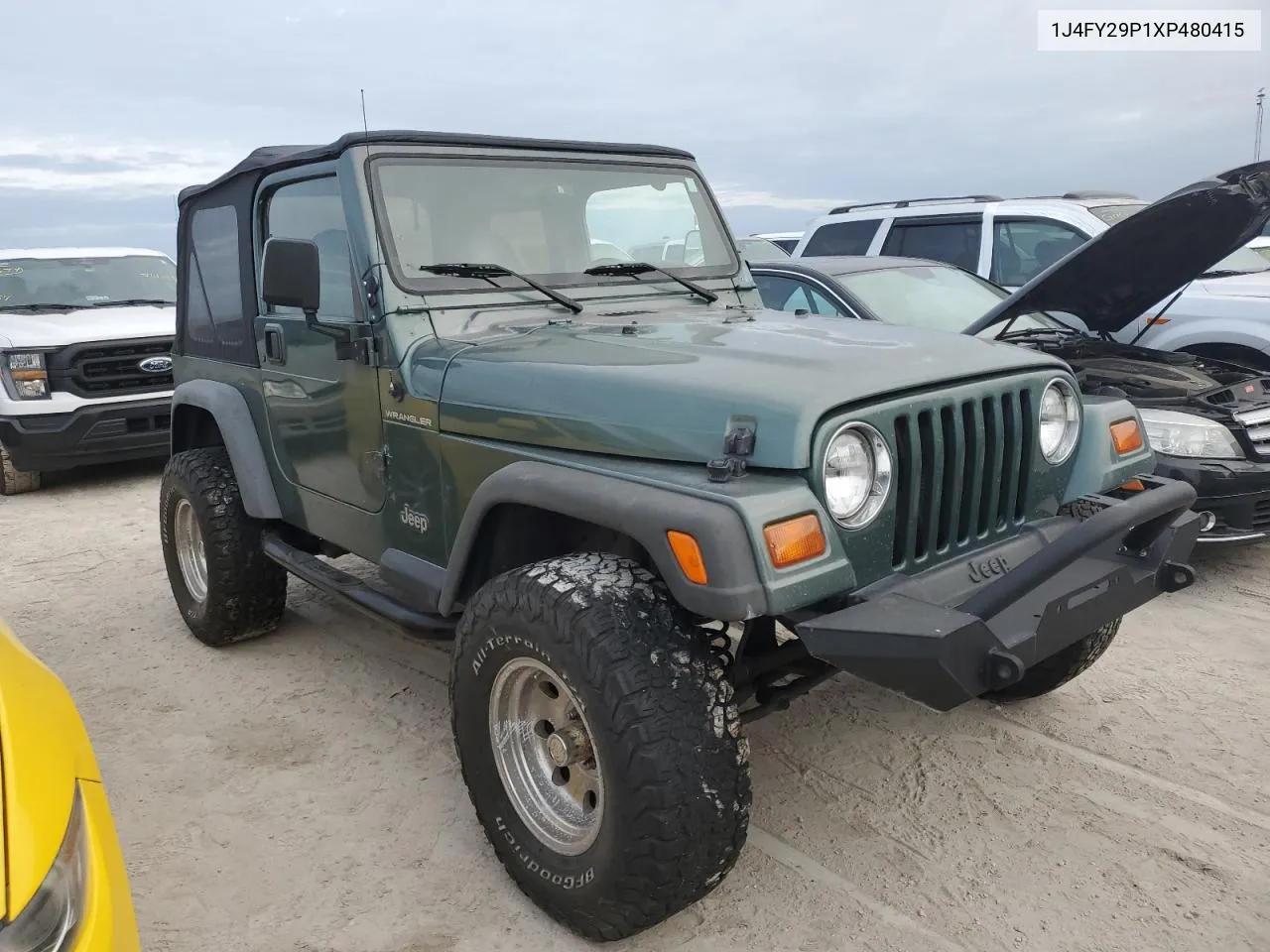 1999 Jeep Wrangler / Tj Se VIN: 1J4FY29P1XP480415 Lot: 76743484