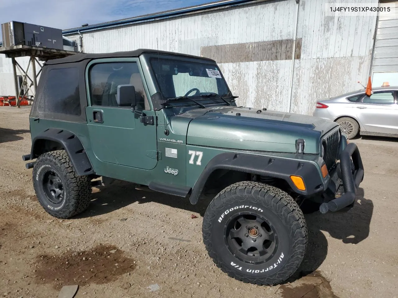 1999 Jeep Wrangler / Tj Sport VIN: 1J4FY19S1XP430015 Lot: 77636044