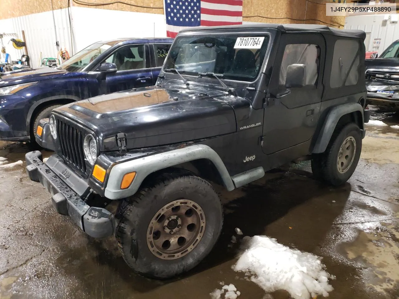 1999 Jeep Wrangler / Tj Se VIN: 1J4FY29P5XP488890 Lot: 78107764