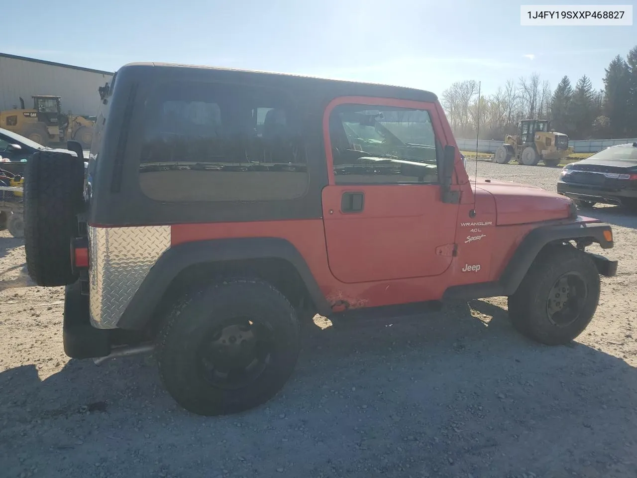 1999 Jeep Wrangler / Tj Sport VIN: 1J4FY19SXXP468827 Lot: 79389324