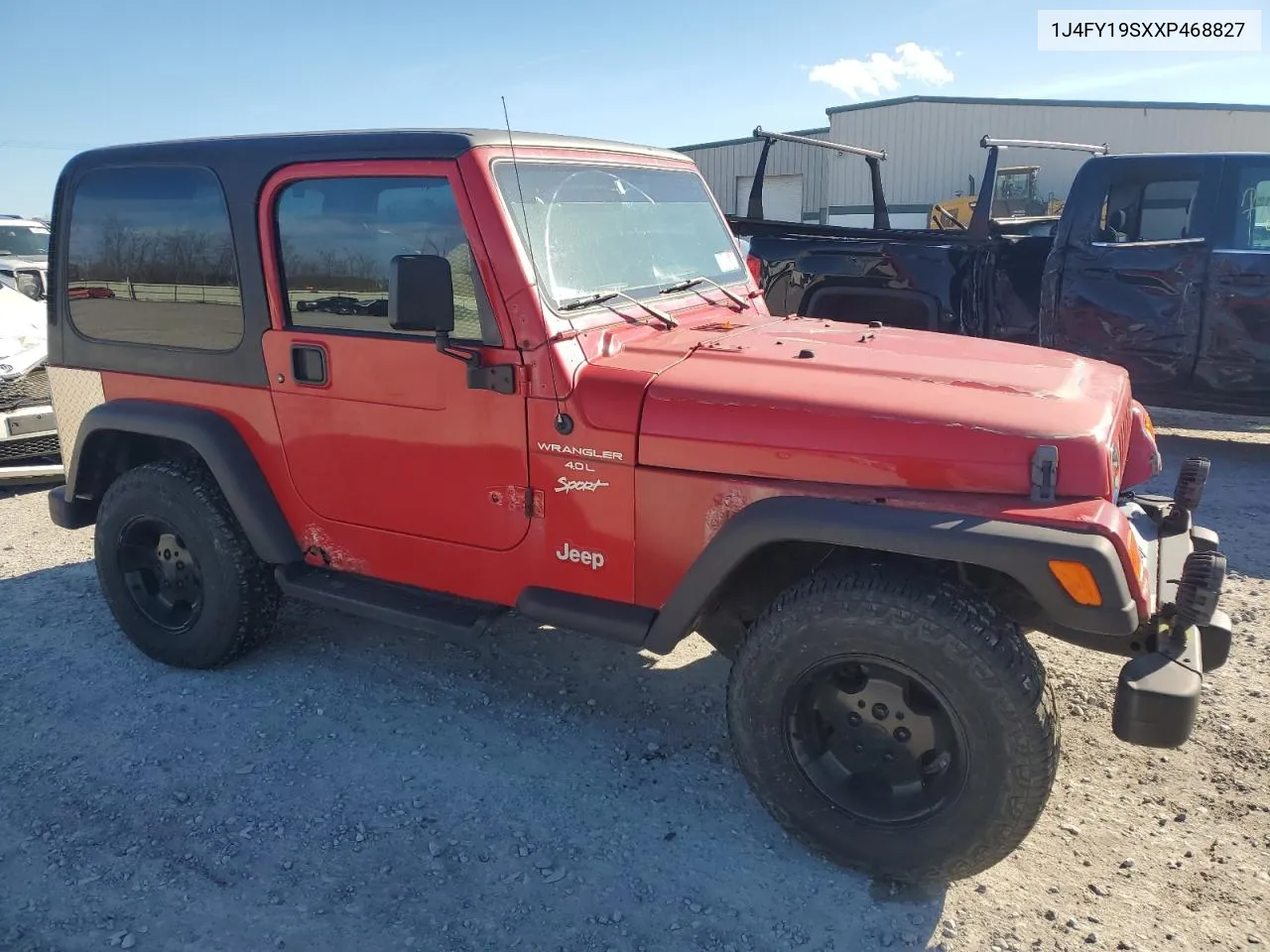 1999 Jeep Wrangler / Tj Sport VIN: 1J4FY19SXXP468827 Lot: 79389324