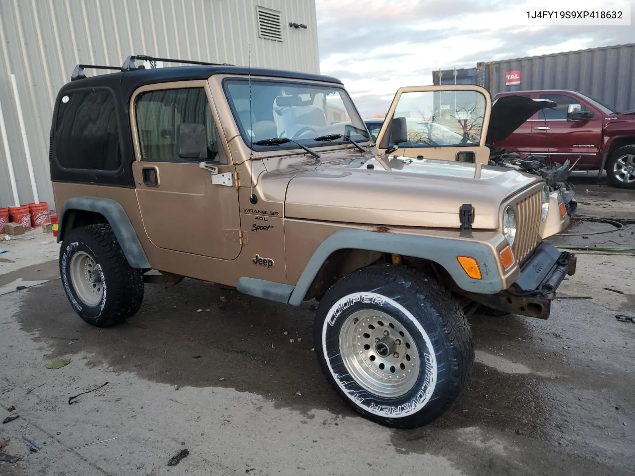 1999 Jeep Wrangler / Tj Sport VIN: 1J4FY19S9XP418632 Lot: 80215984