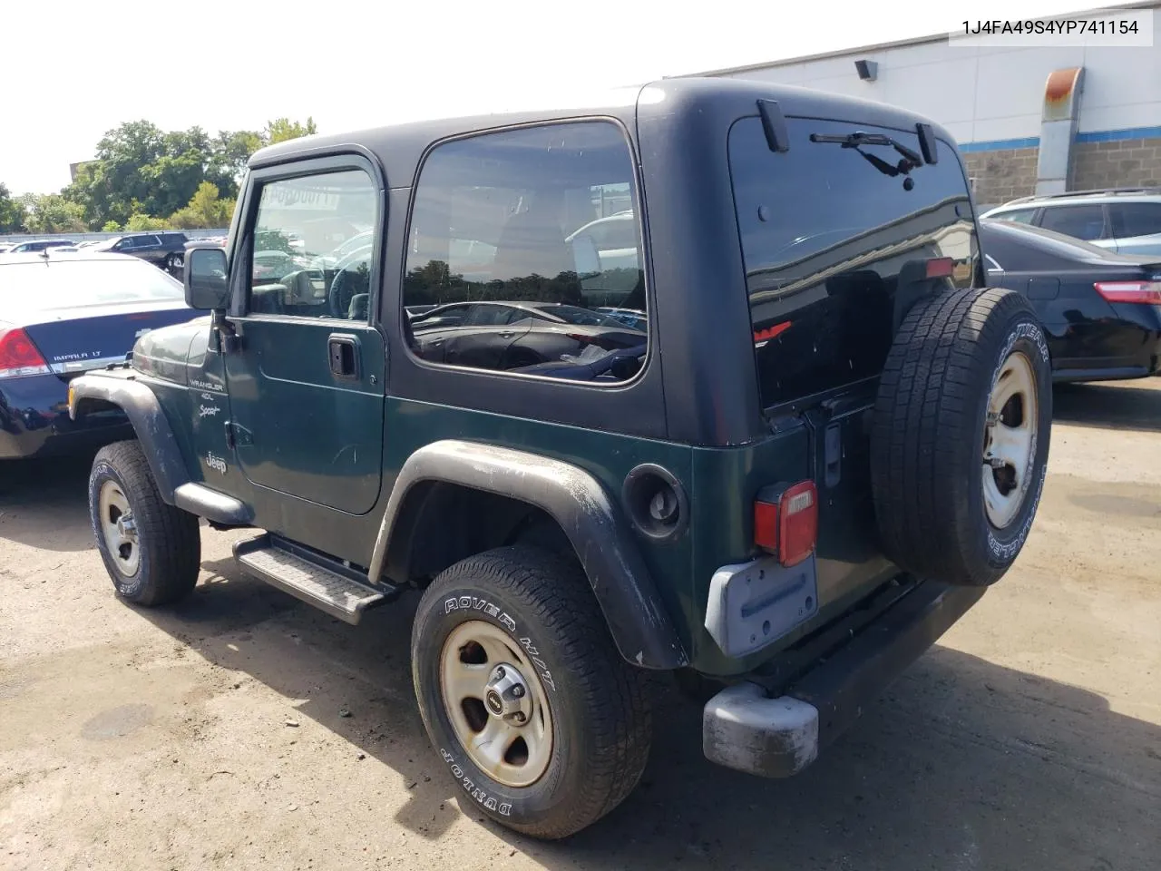 1J4FA49S4YP741154 2000 Jeep Wrangler / Tj Sport