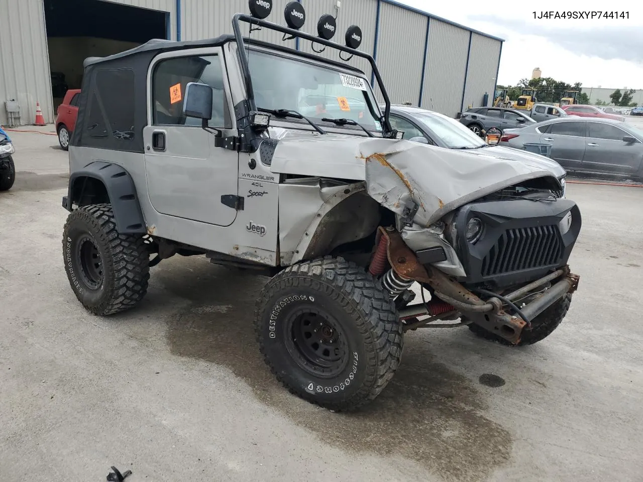 1J4FA49SXYP744141 2000 Jeep Wrangler / Tj Sport