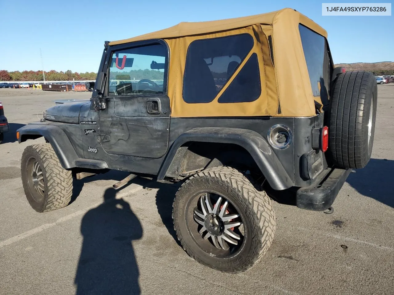 1J4FA49SXYP763286 2000 Jeep Wrangler / Tj Sport