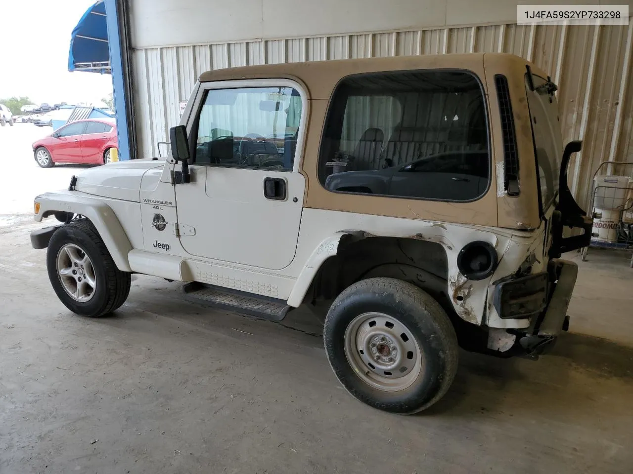 2000 Jeep Wrangler / Tj Sahara VIN: 1J4FA59S2YP733298 Lot: 76727864