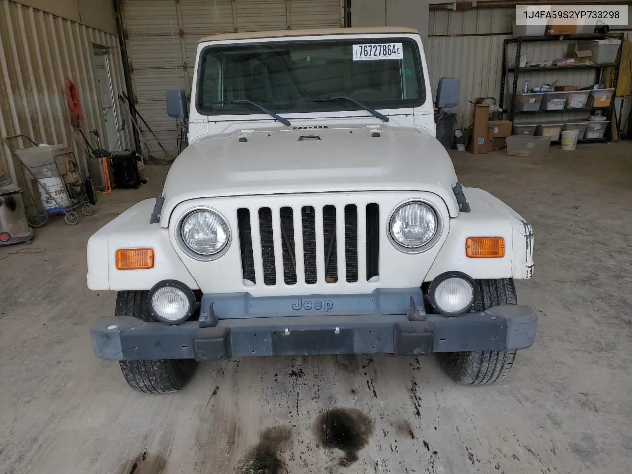 2000 Jeep Wrangler / Tj Sahara VIN: 1J4FA59S2YP733298 Lot: 76727864