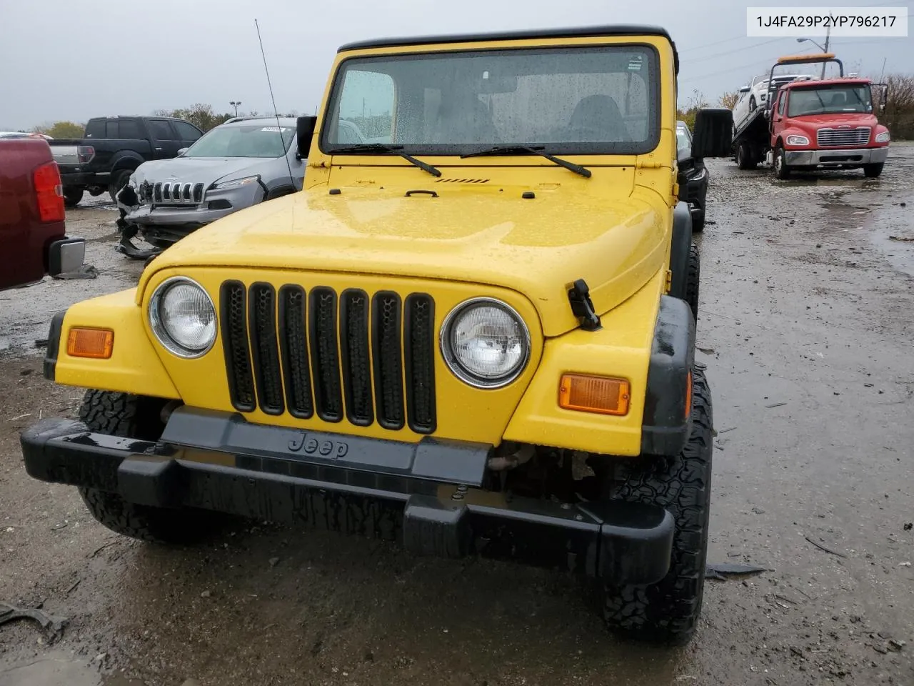 2000 Jeep Wrangler / Tj Se VIN: 1J4FA29P2YP796217 Lot: 79247944