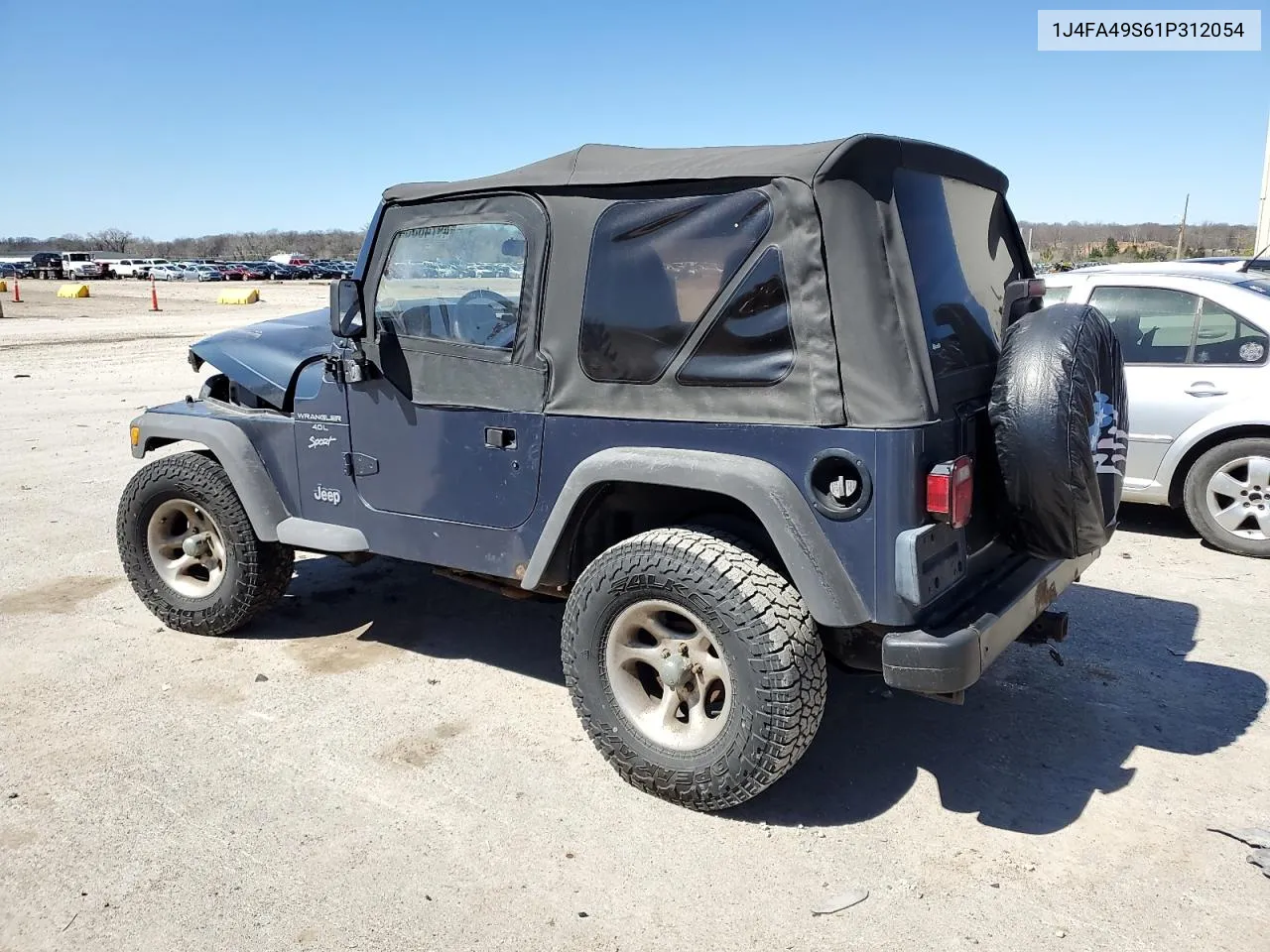 1J4FA49S61P312054 2001 Jeep Wrangler / Tj Sport