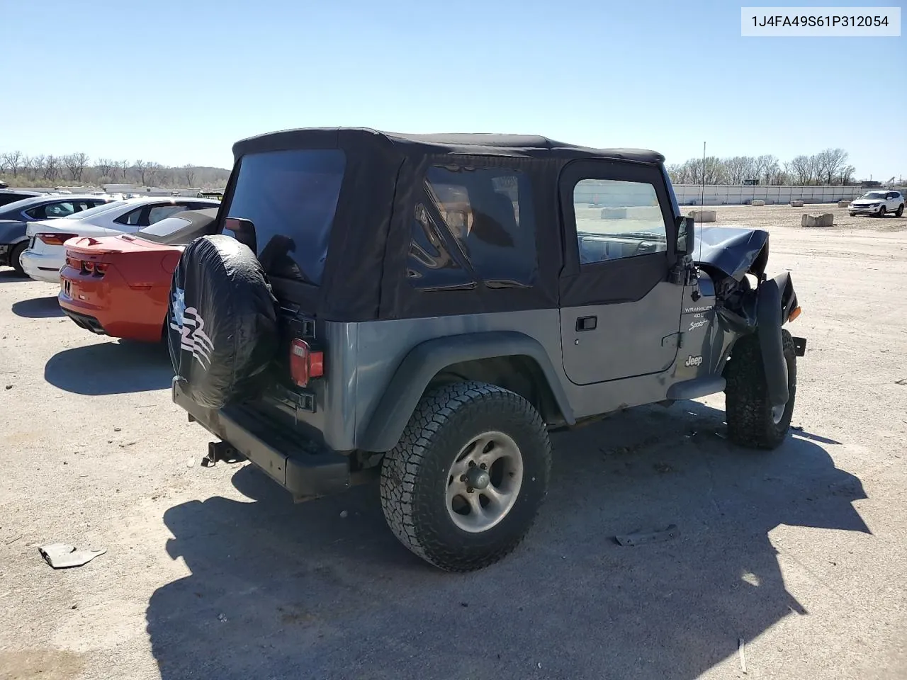 1J4FA49S61P312054 2001 Jeep Wrangler / Tj Sport