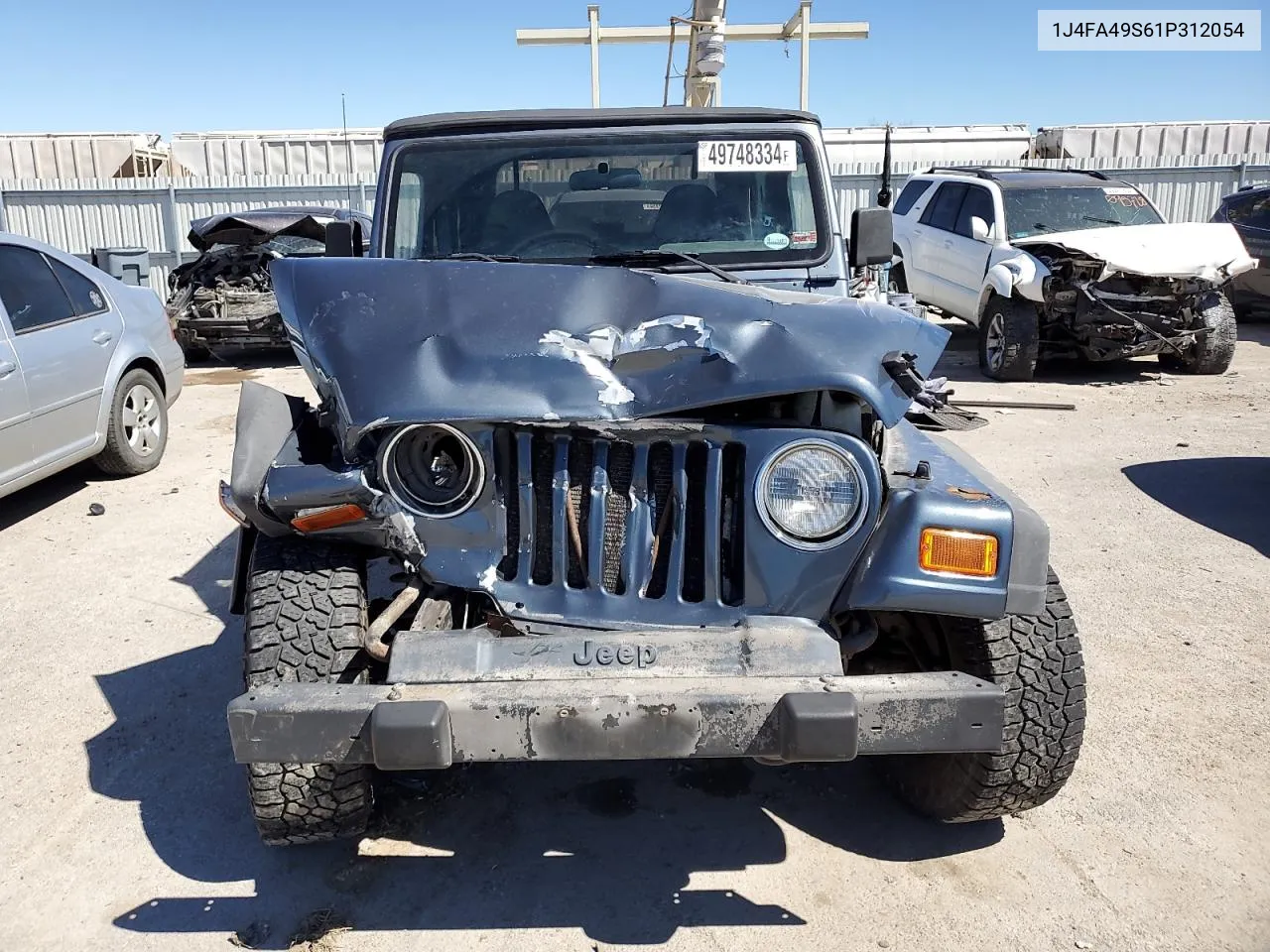 1J4FA49S61P312054 2001 Jeep Wrangler / Tj Sport