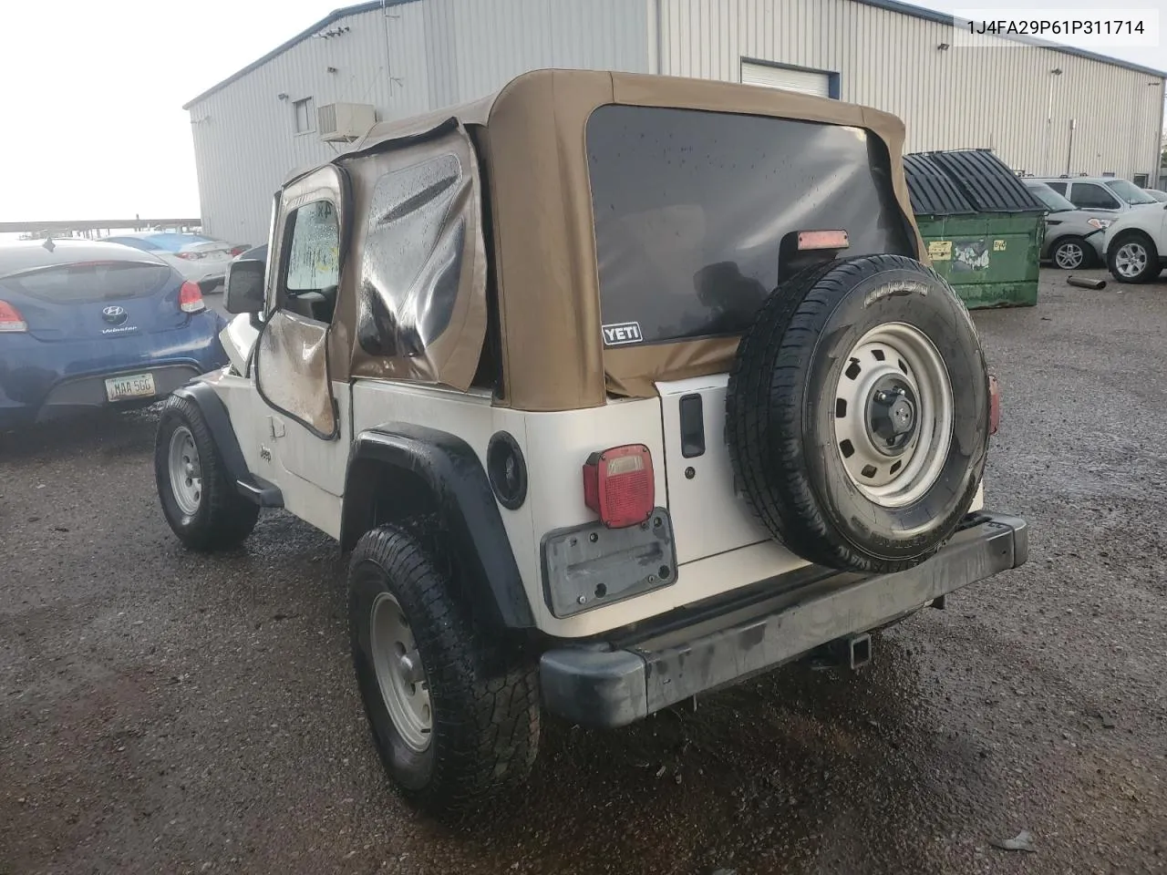 2001 Jeep Wrangler / Tj Se VIN: 1J4FA29P61P311714 Lot: 66750074