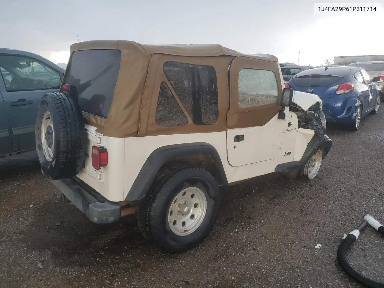 2001 Jeep Wrangler / Tj Se VIN: 1J4FA29P61P311714 Lot: 66750074