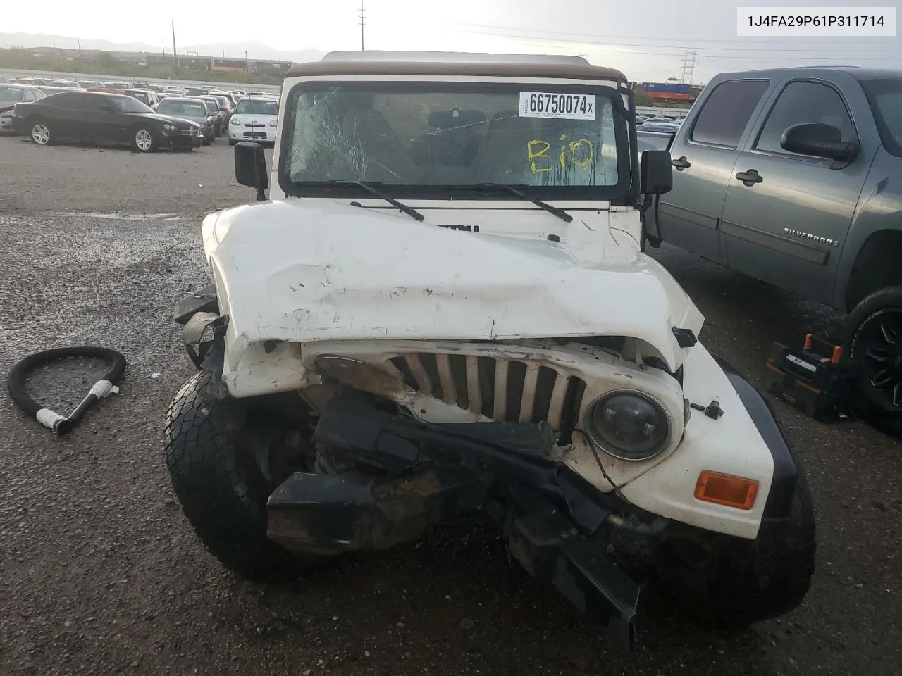 2001 Jeep Wrangler / Tj Se VIN: 1J4FA29P61P311714 Lot: 66750074