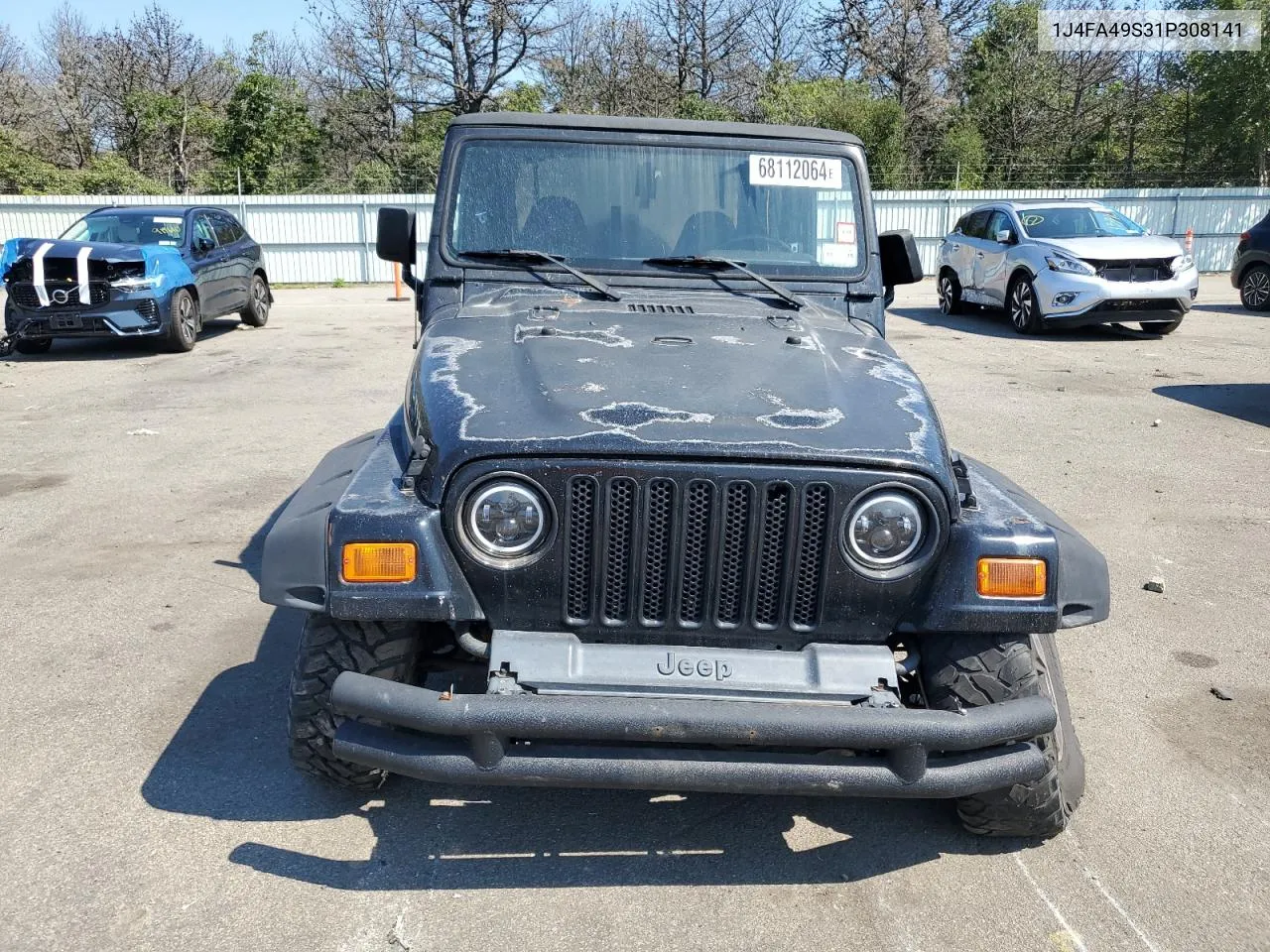 2001 Jeep Wrangler / Tj Sport VIN: 1J4FA49S31P308141 Lot: 68112064