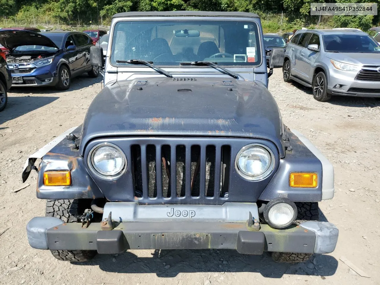 2001 Jeep Wrangler / Tj Sport VIN: 1J4FA49S41P352844 Lot: 69216924