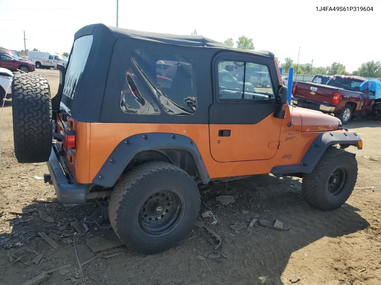 2001 Jeep Wrangler / Tj Sport VIN: 1J4FA49S61P319604 Lot: 70213454