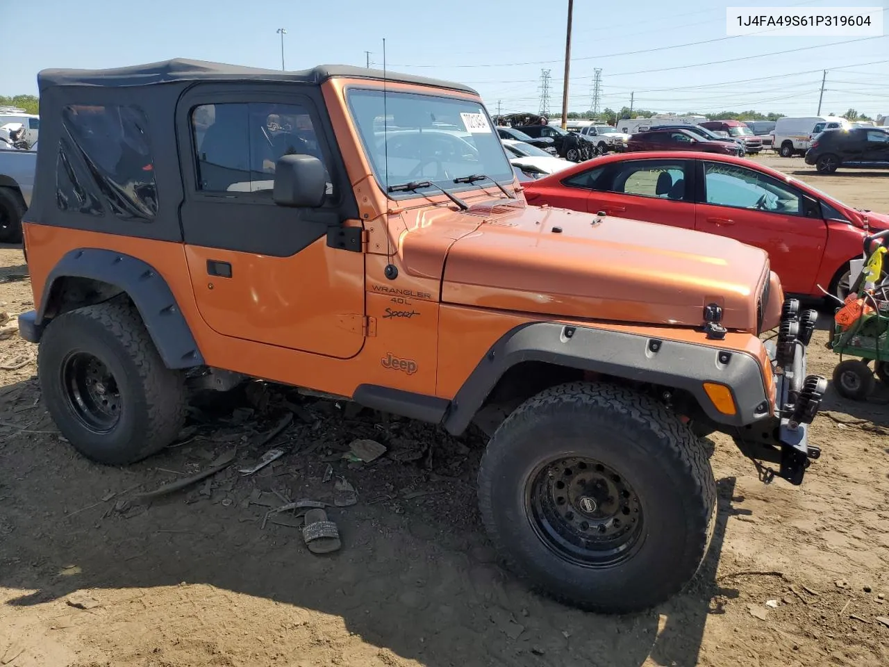 2001 Jeep Wrangler / Tj Sport VIN: 1J4FA49S61P319604 Lot: 70213454