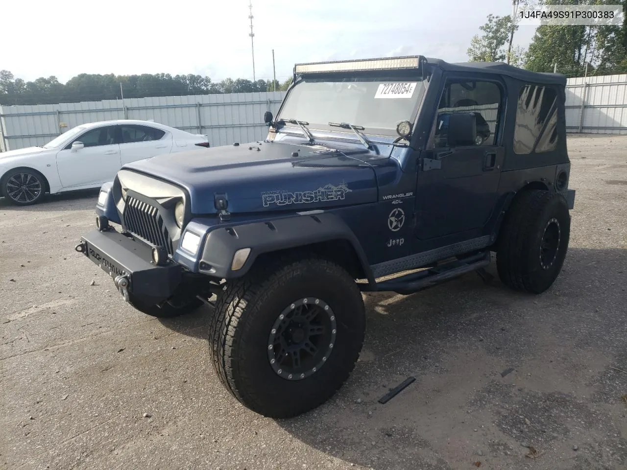 2001 Jeep Wrangler / Tj Sport VIN: 1J4FA49S91P300383 Lot: 72748054