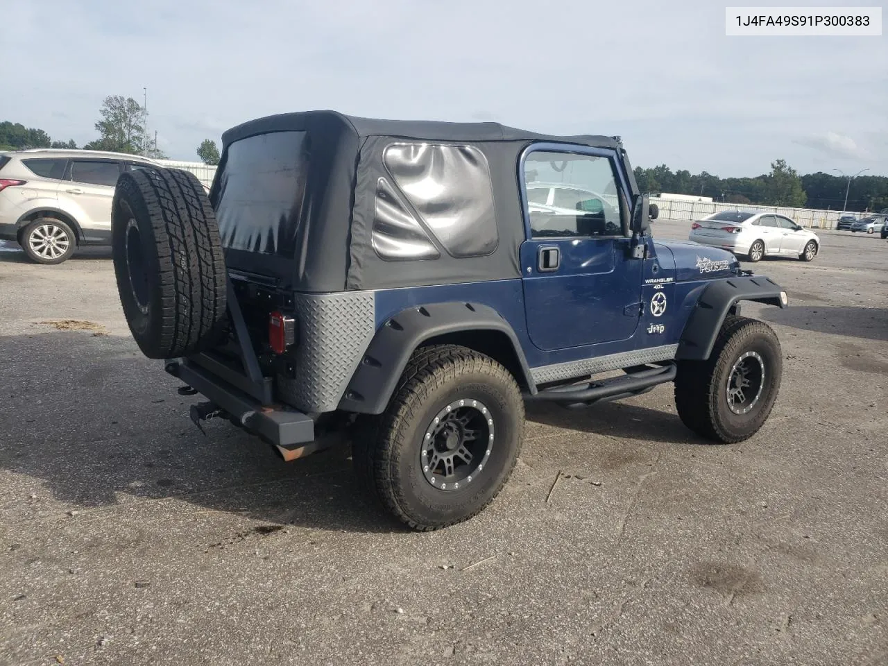 2001 Jeep Wrangler / Tj Sport VIN: 1J4FA49S91P300383 Lot: 72748054