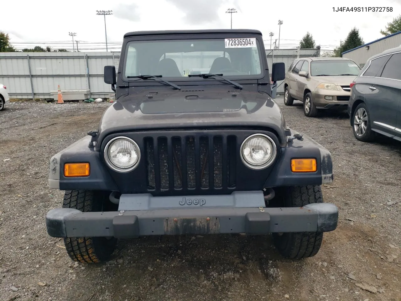 1J4FA49S11P372758 2001 Jeep Wrangler / Tj Sport