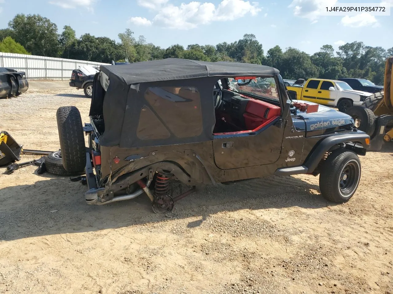 2001 Jeep Wrangler / Tj Se VIN: 1J4FA29P41P354772 Lot: 74834954