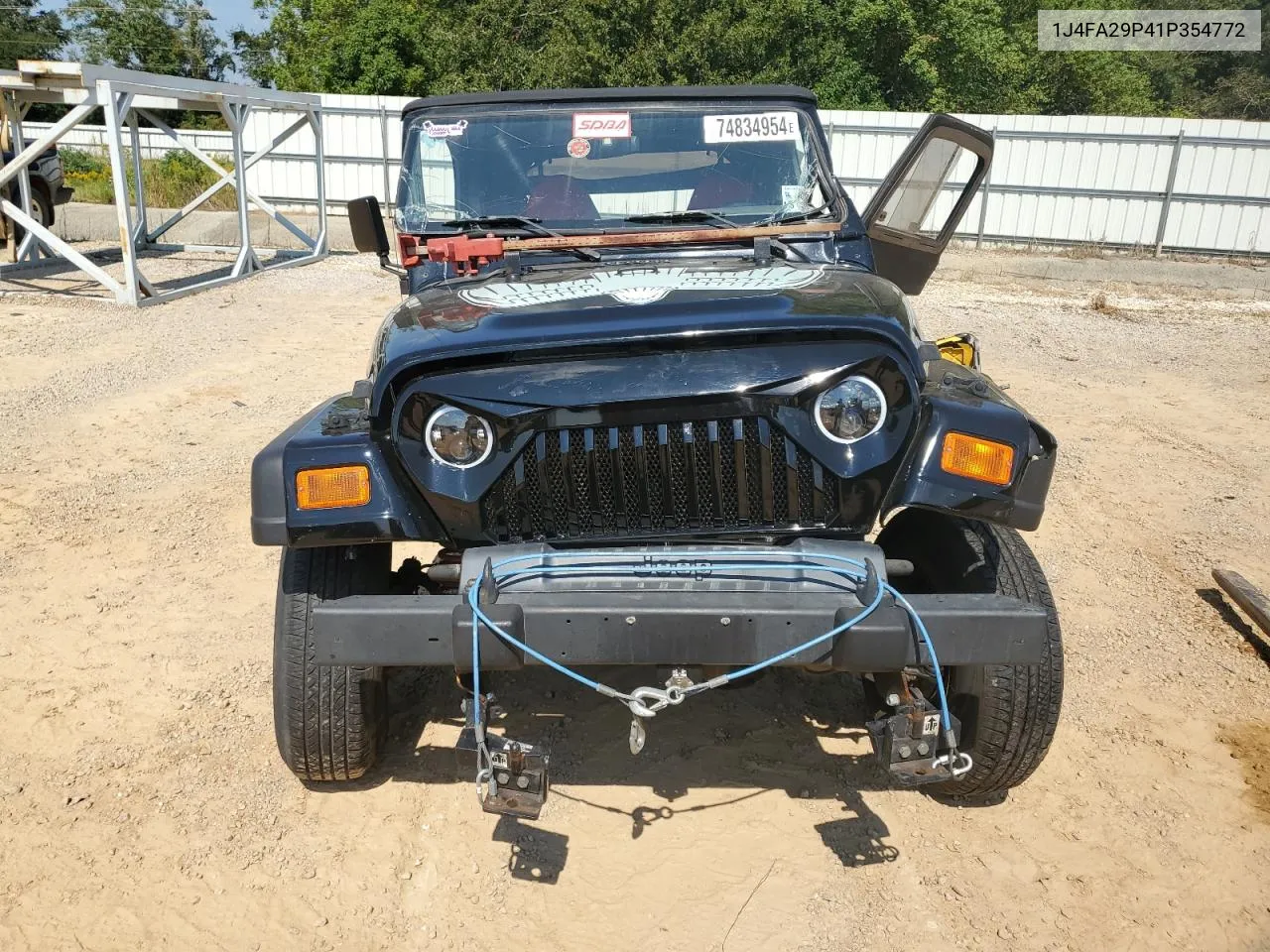 2001 Jeep Wrangler / Tj Se VIN: 1J4FA29P41P354772 Lot: 74834954