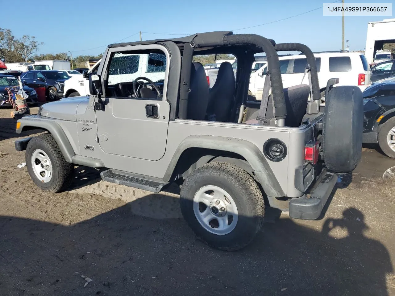 2001 Jeep Wrangler / Tj Sport VIN: 1J4FA49S91P366657 Lot: 75177854