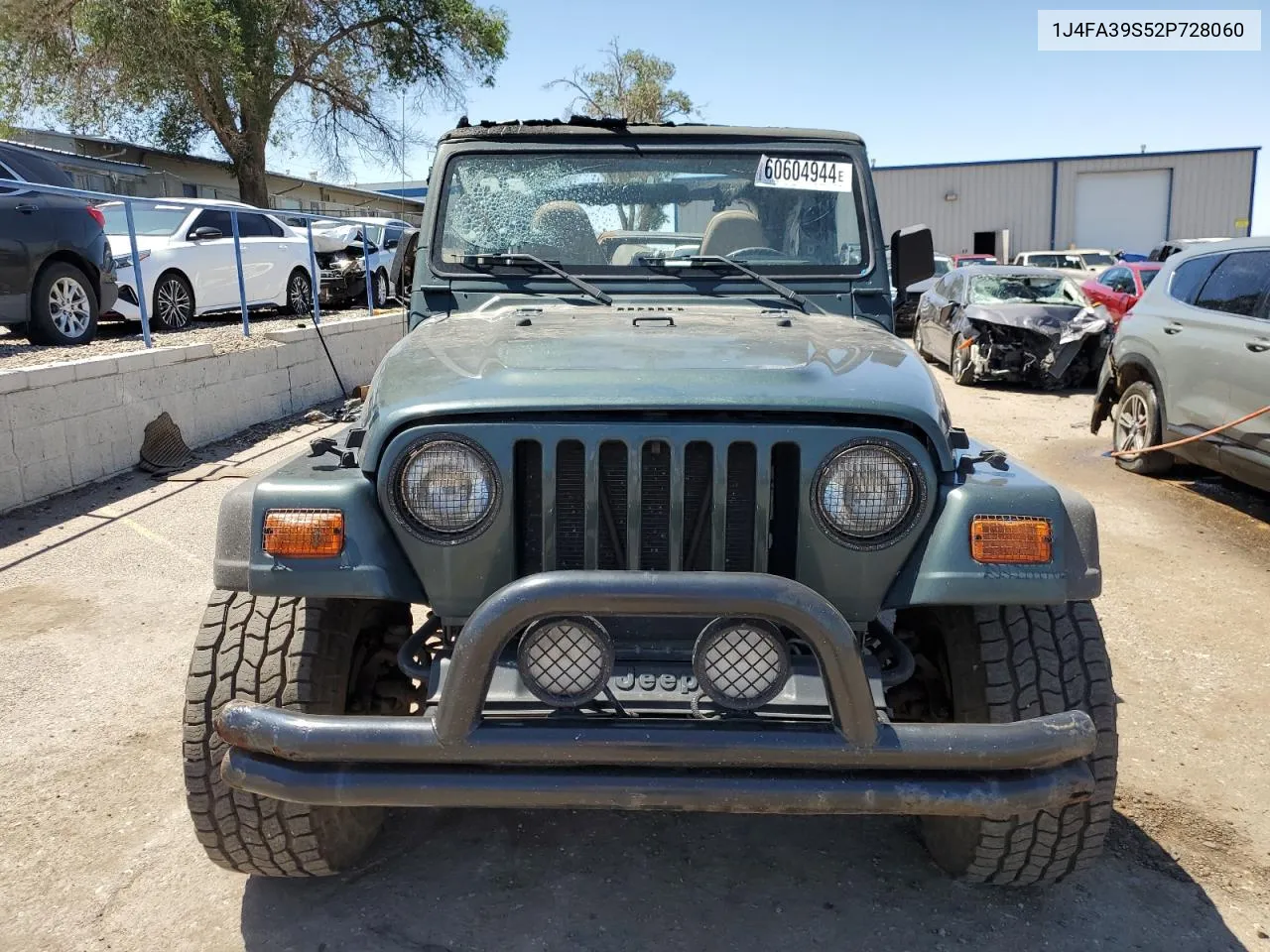 2002 Jeep Wrangler / Tj X VIN: 1J4FA39S52P728060 Lot: 60604944