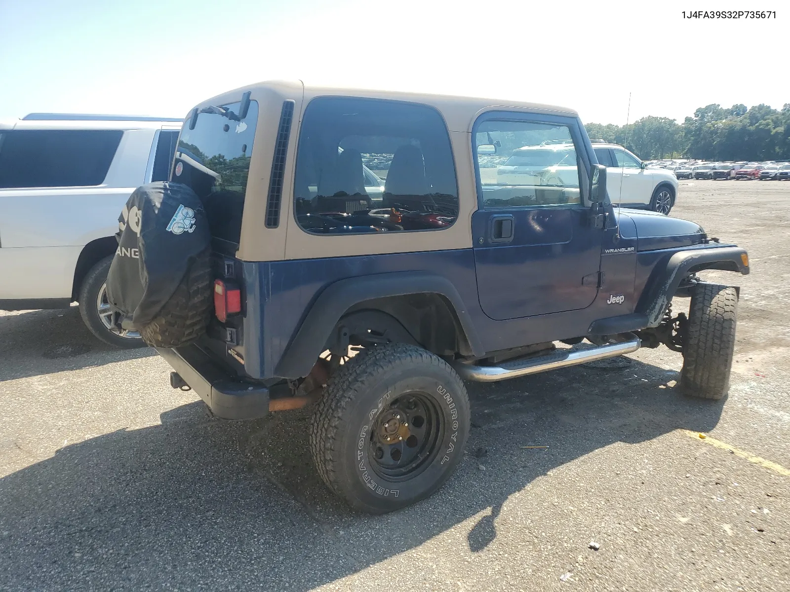 2002 Jeep Wrangler / Tj X VIN: 1J4FA39S32P735671 Lot: 68236084