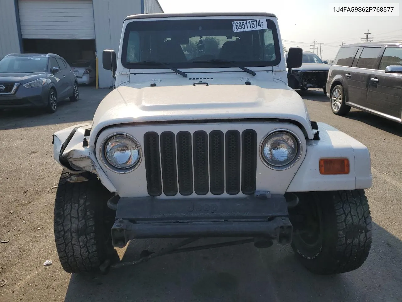 2002 Jeep Wrangler / Tj Sahara VIN: 1J4FA59S62P768577 Lot: 69511574