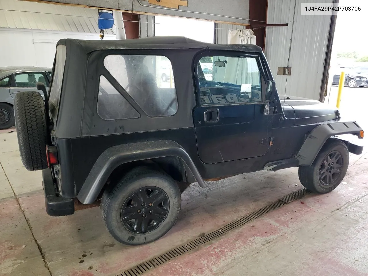 2002 Jeep Wrangler / Tj Se VIN: 1J4FA29P42P703706 Lot: 69663584