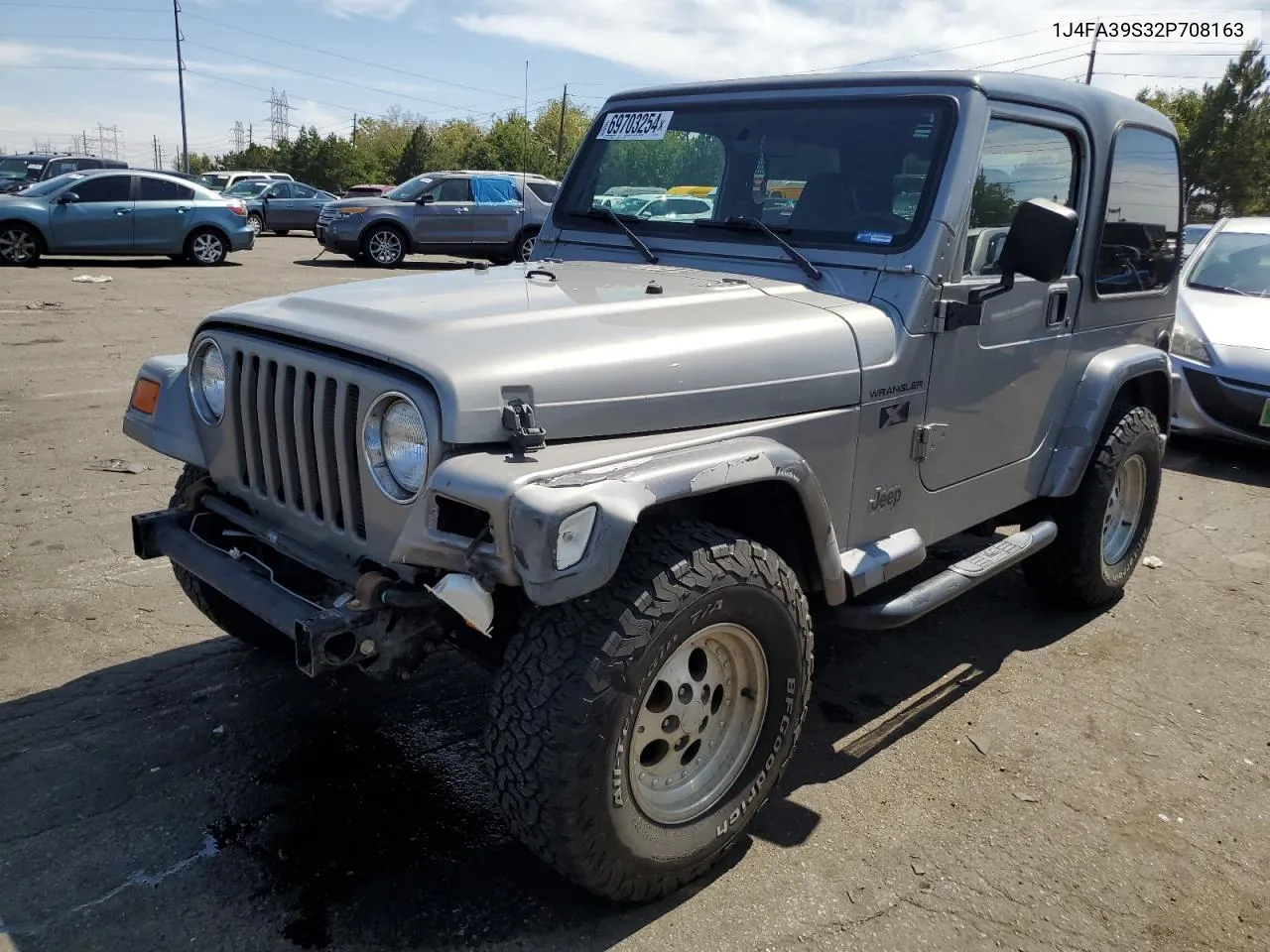 1J4FA39S32P708163 2002 Jeep Wrangler / Tj X