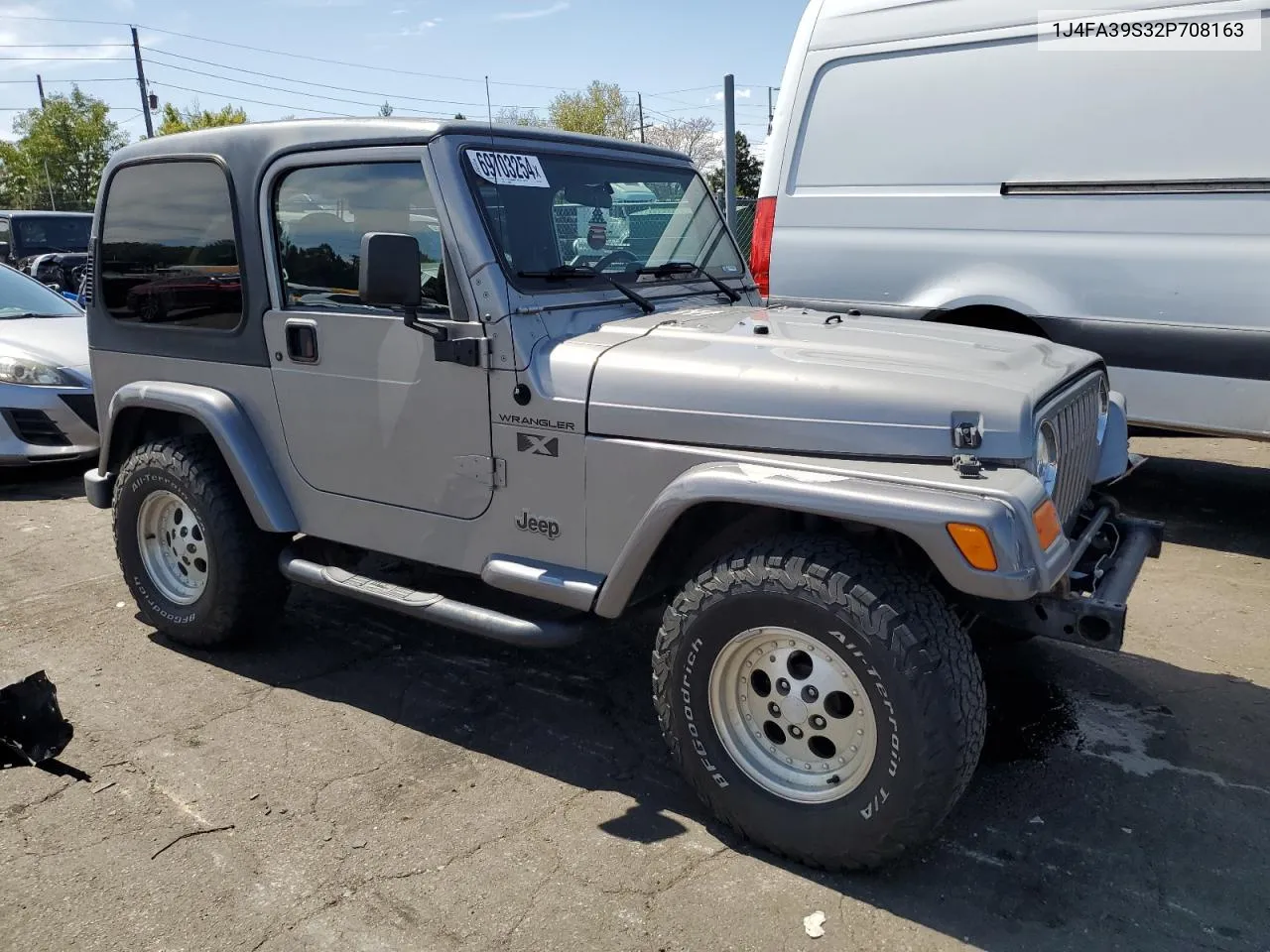 2002 Jeep Wrangler / Tj X VIN: 1J4FA39S32P708163 Lot: 69703254