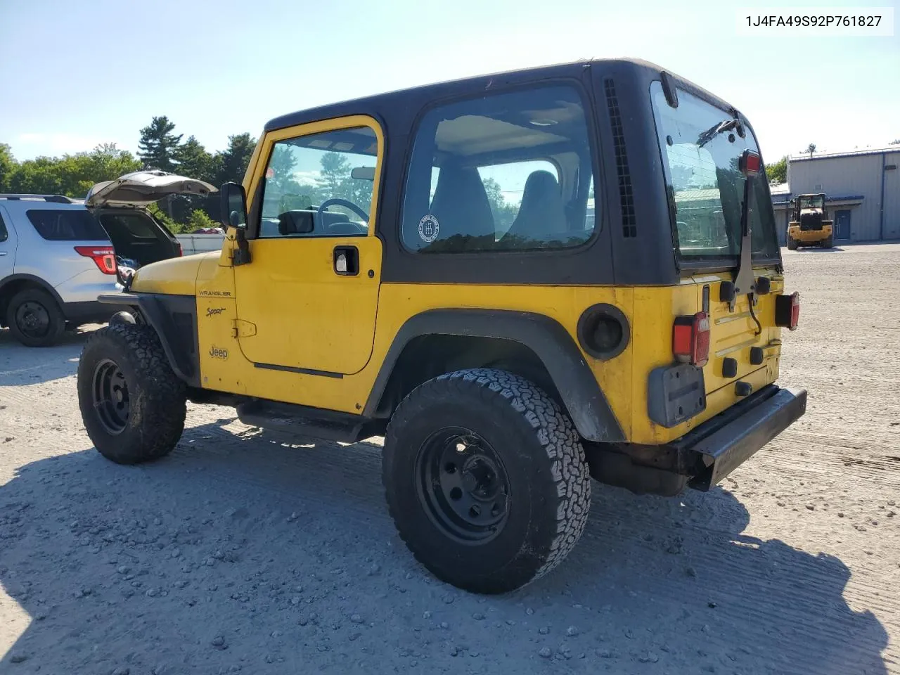 2002 Jeep Wrangler / Tj Sport VIN: 1J4FA49S92P761827 Lot: 70080024