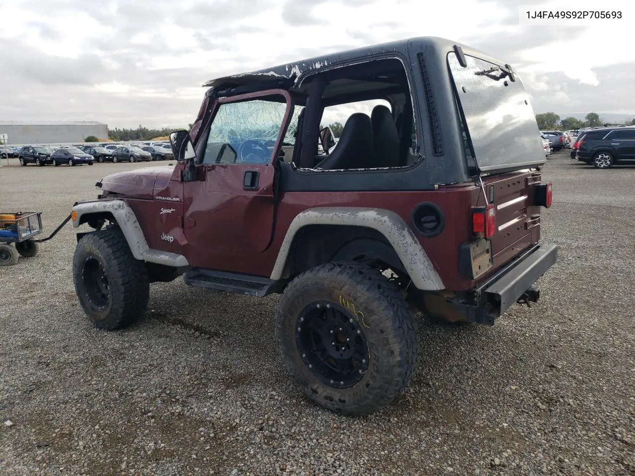 2002 Jeep Wrangler / Tj Sport VIN: 1J4FA49S92P705693 Lot: 71611144